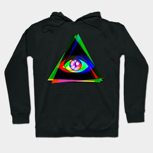 COLORFUL ALL SEEING EYE Hoodie